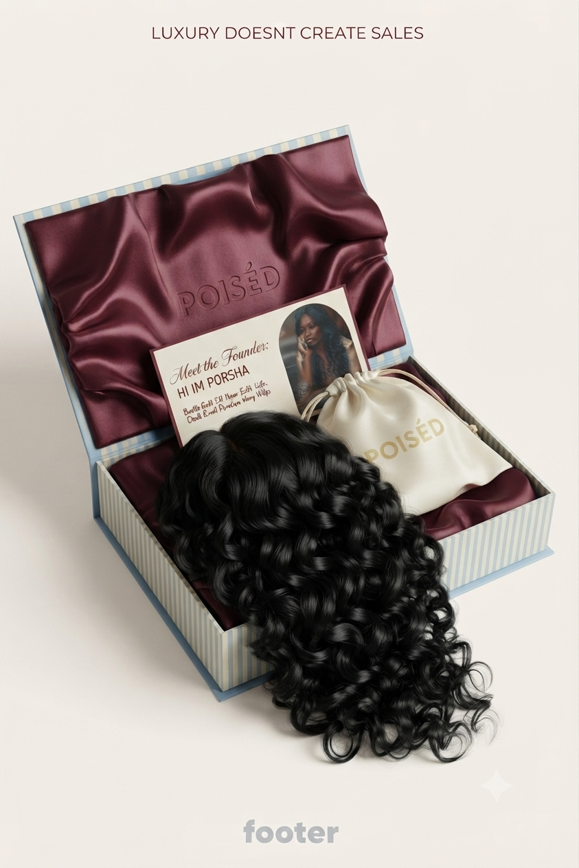 Poised Hair | Shopify Website Template